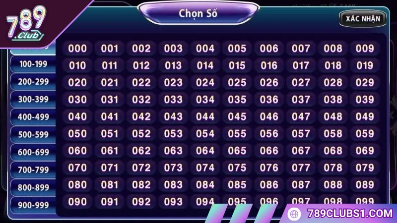 Lựa chọn các có số may mắn có khả năng trúng cao